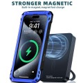 Mocne Pancerne Etui Antywstrząsowe do iPhone 17 niebieskie