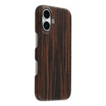 Drewniane Twarde Etui Plecki do iPhone 17  ciemne hebanowe