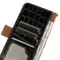 Eleganckie Skórzane Etui Pokrowiec do iPhone 17 Pro Max czarne