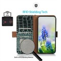 Eleganckie Skórzane Etui Pokrowiec do iPhone 17 Pro Max zielone