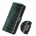 Eleganckie Skórzane Etui Pokrowiec do iPhone 17 Pro Max zielone