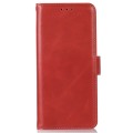 Skórzane Etui Pokrowiec RFID do iPhone 17 Pro Max czerwony