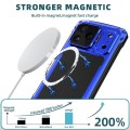Mocne Pancerne Etui Antywstrząsowe do iPhone 17 Pro Max niebieskie