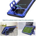 Mocne Pancerne Etui Antywstrząsowe do iPhone 17 Pro Max niebieskie