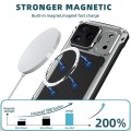Mocne Pancerne Etui Antywstrząsowe do iPhone 17 Pro Max srebrne