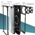 Mocne Pancerne Etui Antywstrząsowe do iPhone 17 Pro Max czarne