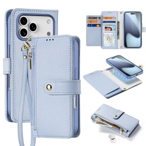 Niebieskie Magnetyczne Etui Portfel Dux Ducis do iPhone 17 Pro Max