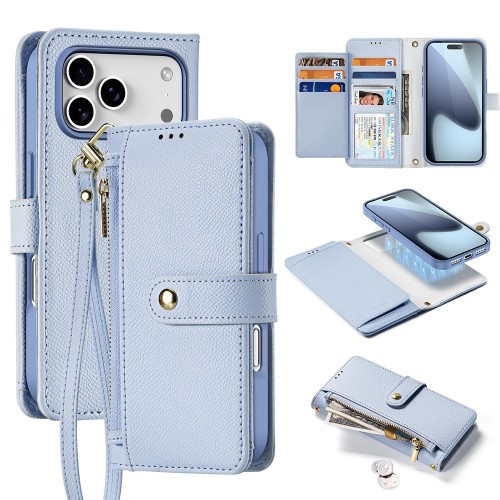 Niebieskie Magnetyczne Etui Portfel Dux Ducis do iPhone 17 Pro Max
