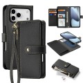 Czarne Magnetyczne Etui Portfel Dux Ducis do iPhone 17 Pro Max