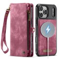 Czerwne Etui CaseMe Pokrowiec Portfel do iPhone 17 Pro Max