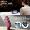 Czerwne Etui CaseMe Pokrowiec Portfel do iPhone 17 Pro Max