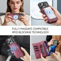 Czerwne Etui CaseMe Pokrowiec Portfel do iPhone 17 Pro Max