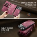 Czerwne Etui CaseMe Pokrowiec Portfel do iPhone 17 Pro Max