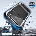 R-JUST Pancerne Etui Antywstrząsowe do iPhone 17 Pro Max srebrne