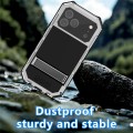 R-JUST Pancerne Etui Antywstrząsowe do iPhone 17 Pro Max srebrne