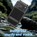 R-JUST Pancerne Etui Antywstrząsowe do iPhone 17 Pro Max czarne