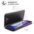 Skórzane Etui Pokrowiec Fierre Shann do iPhone 17 Pro Max czarny