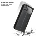 Skórzane Etui Pokrowiec Fierre Shann do iPhone 17 Pro Max czarny