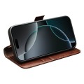 QIALINO Eleganckie Skórzane Etui Pokrowiec do iPhone 17 Pro Max brązowe