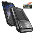 R-JUST Pancerne Etui Antywstrząsowe do iPhone 17 Pro Max czarne