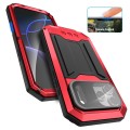 R-JUST Pancerne Etui Antywstrząsowe do iPhone 17 Pro Max czerwone