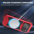 R-JUST Pancerne Etui Antywstrząsowe do iPhone 17 Pro Max czerwone