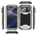 R-JUST Pancerne Etui Antywstrząsowe do iPhone 17 Pro Max srebrne