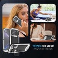 R-JUST Pancerne Etui Antywstrząsowe do iPhone 17 Pro Max srebrne