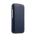 MELKCO MagSafe Skórzane Etui Pionowe do iPhone 17 Pro Max granatowe