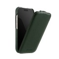 MELKCO MagSafe Skórzane Etui Pionowe do iPhone 17 zielone