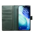 QIALINO Magnetyczne Eleganckie Skórzane Etui do iPhone 17 Pro Max zielone