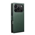 QIALINO Magnetyczne Eleganckie Skórzane Etui do iPhone 17 Pro Max zielone