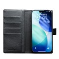 QIALINO Magnetyczne Eleganckie Skórzane Etui do iPhone 17 Pro Max czarne
