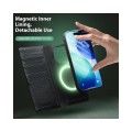 QIALINO Magnetyczne Eleganckie Skórzane Etui do iPhone 17 Pro Max czarne