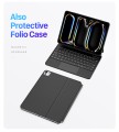 Dux Ducis Podświetlana Klawiatura Smart Keyboard do iPad Pro 11 2024/2025 czarna