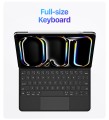 Dux Ducis Podświetlana Klawiatura Smart Keyboard do iPad Pro 11 2024/2025 czarna