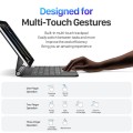 Dux Ducis Podświetlana Klawiatura Smart Keyboard do iPad Pro 11 2024/2025 czarna