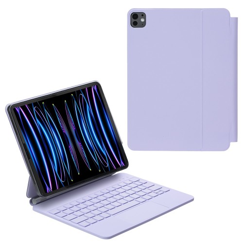 Fioletowa Magnetyczna Klawiatura Smart Keyboard do iPad 10 2022 / iPad 11 2025