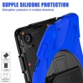 Pancerne Etui z Uchwytem i Paskiem do Lenovo Tab 10.1 2025 niebieskie