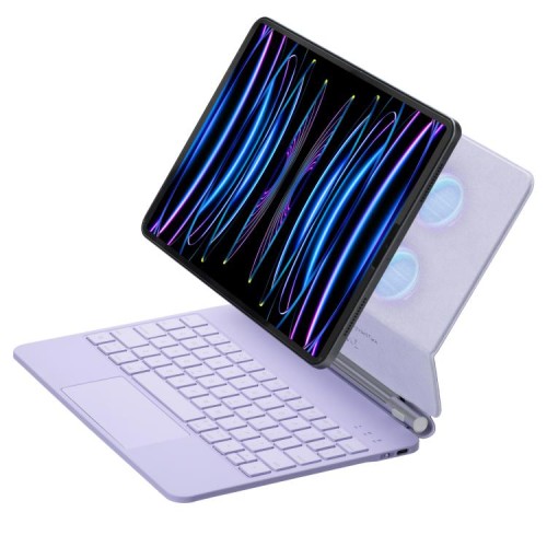Fioletowa Magnetyczna Klawiatura Smart Keyboard do iPad Air 13 2025/2024