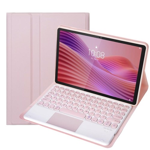 Różowe Etui z Klawiaturą z Touchpad do Lenovo Tab 10.1 2025