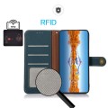 Skórzane Etui KHAZNEH z RFID do iPhone 17 Pro zielone