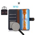 Skórzane Etui KHAZNEH z RFID do iPhone 17 Pro granatowe