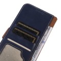 Skórzane Etui Pokrowiec RFID do iPhone 17 Pro Max granatowy
