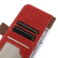 Skórzane Etui Pokrowiec RFID do iPhone 17 Pro czerwony