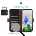 Skórzane Etui Pokrowiec RFID do iPhone 17 Pro czarny