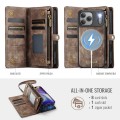 Brązowe Etui CaseMe Pokrowiec Portfel do iPhone 17 Pro