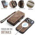 Brązowe Etui CaseMe Pokrowiec Portfel do iPhone 17 Pro