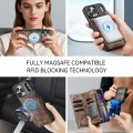 Brązowe Etui CaseMe Pokrowiec Portfel do iPhone 17 Pro