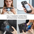Czarne Etui CaseMe Pokrowiec Portfel do iPhone 17 Pro